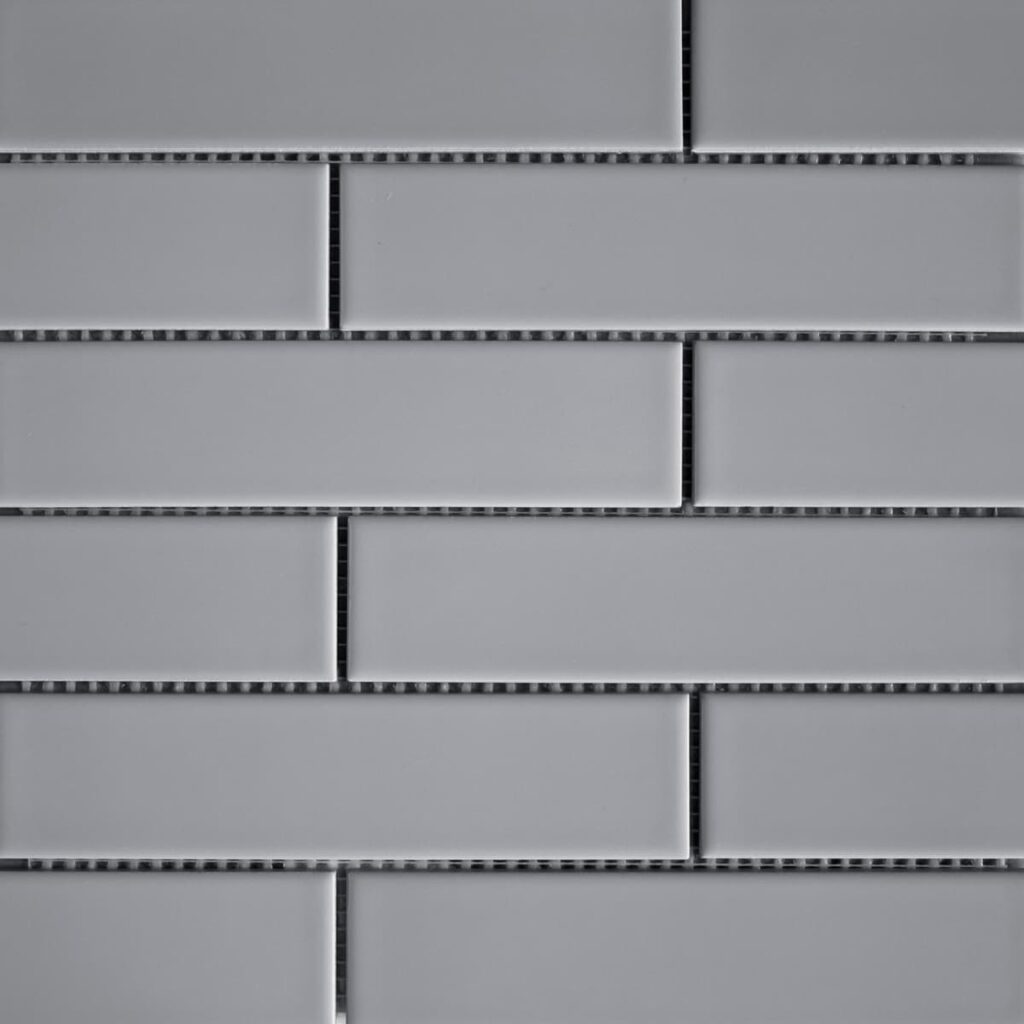 2X8 BRICK DARK GREY MATTE