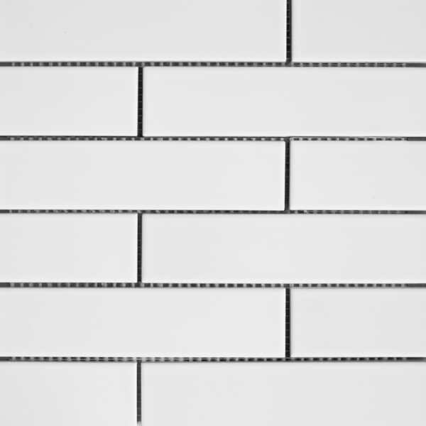 2X8 BRICK WHITE MATTE