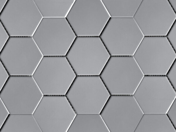 3X3 HEXAGON DARK GREY MATTE